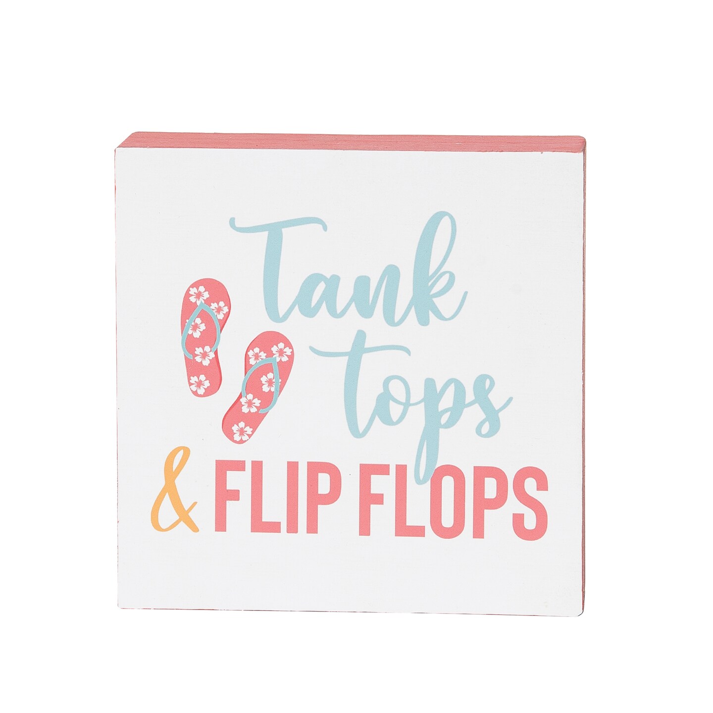 Tank Tops &#x26;Flip Flops Shelf Block