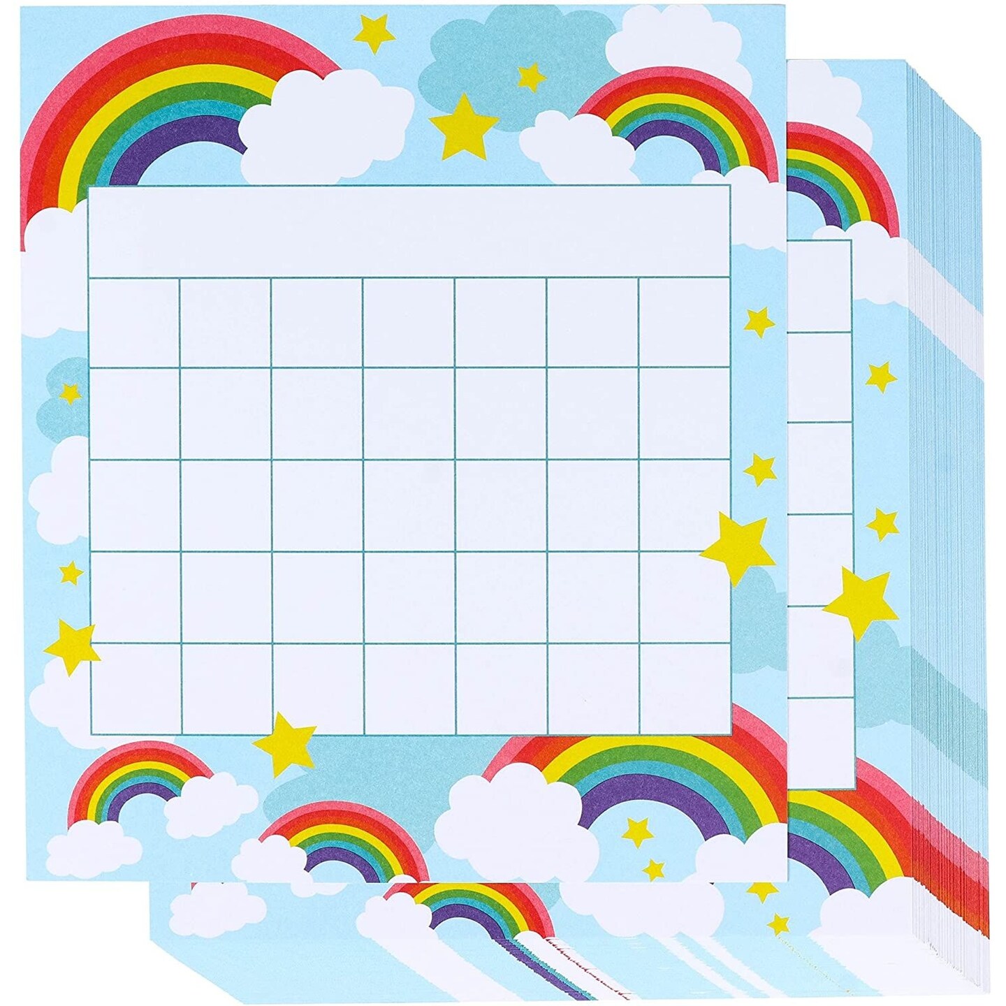 Classroom Incentive Sticker Chart for Kids Behavior (5.25 x 6 in, 60 Pack)