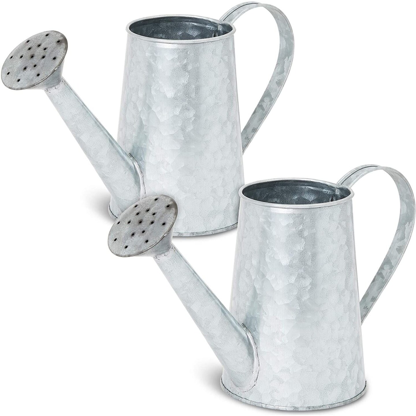 Juvale Galvanized Watering Can Vases with Handle for Home Decor (5.5