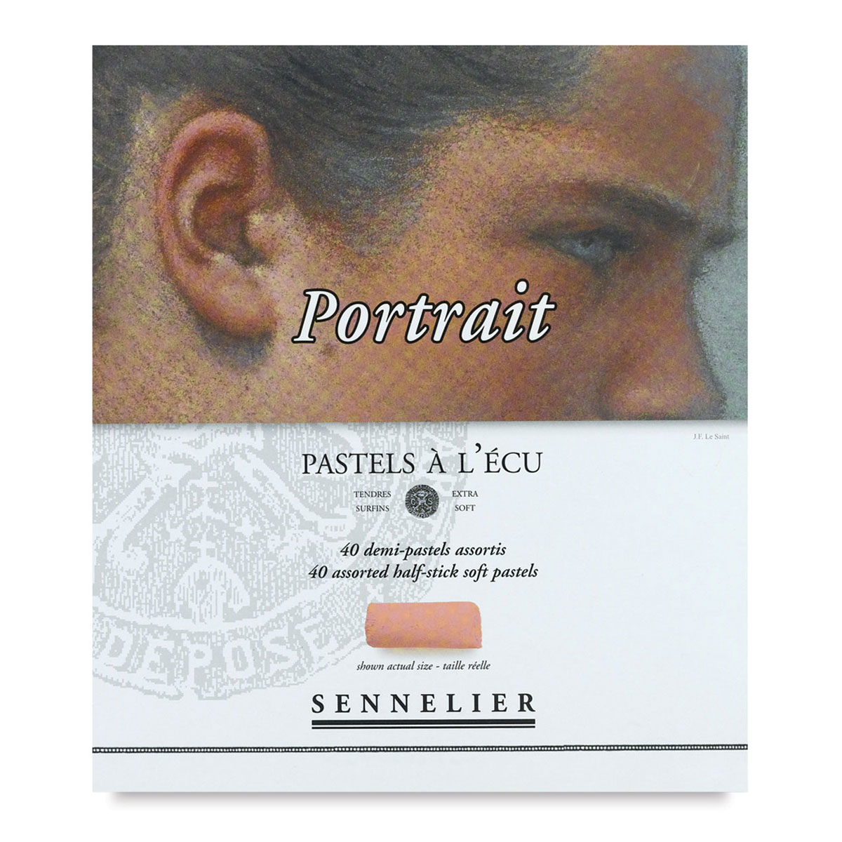 Sennelier Soft Pastels - Portrait Colors, Half-Sticks, Set of 40