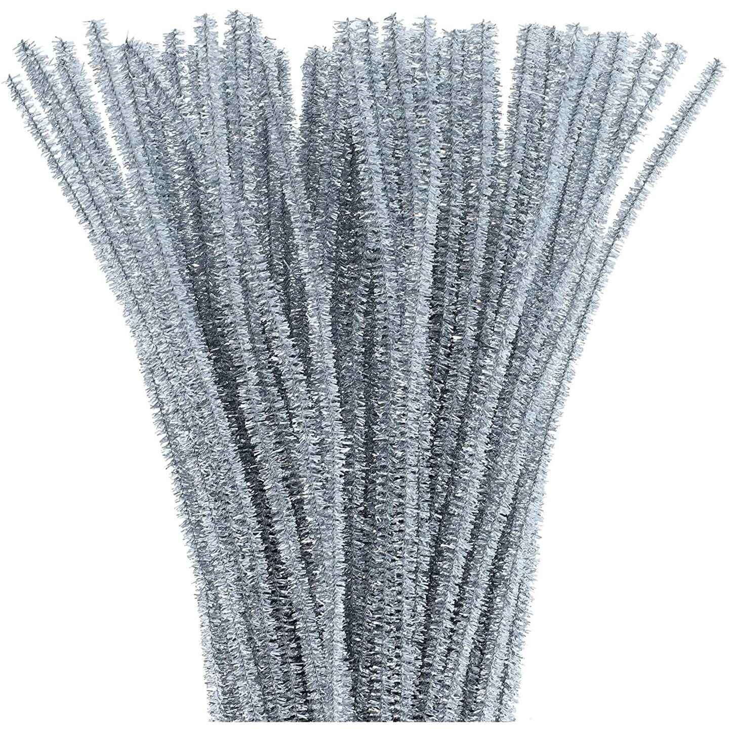 Juvale Silver Chenille Stems Pipe Cleaners for DIY Crafts (500 Count)