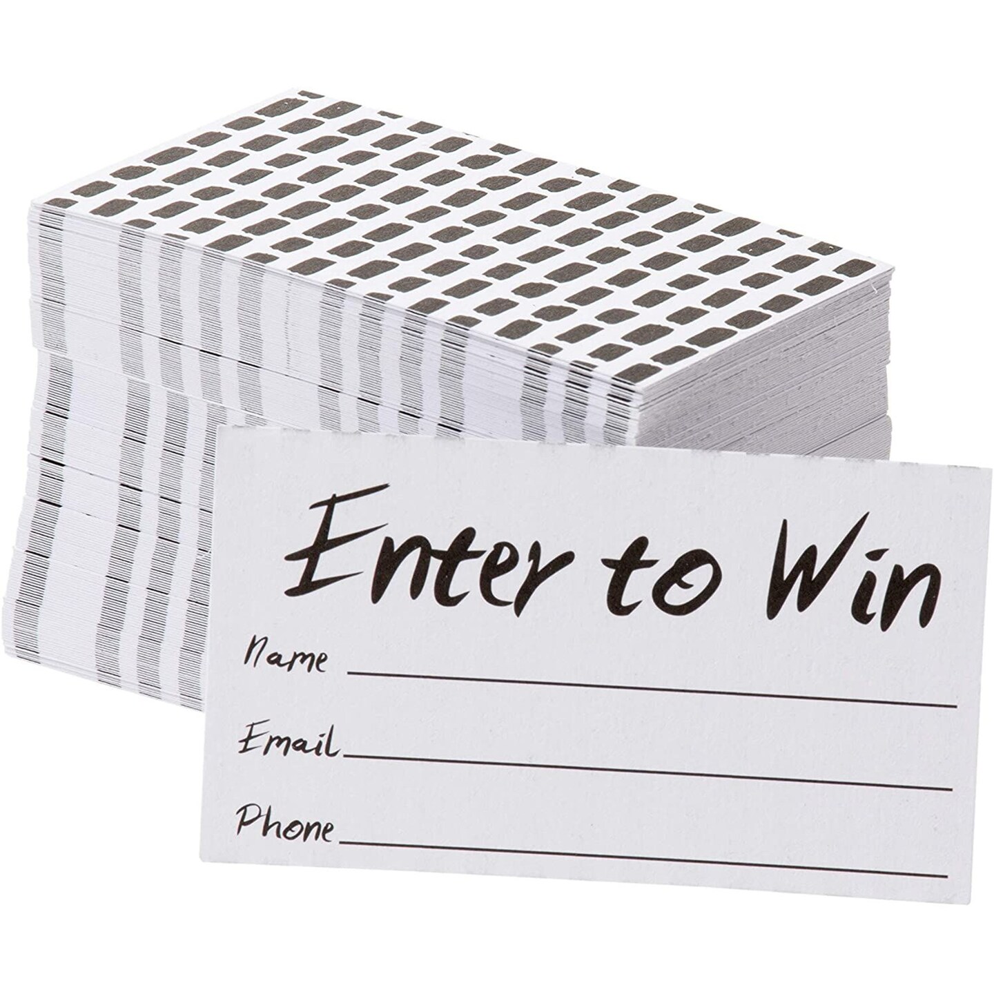 200 Enter to Win Raffle Tickets for Contests, Giveaway&#x27;s, School Events (4 x 2 In)