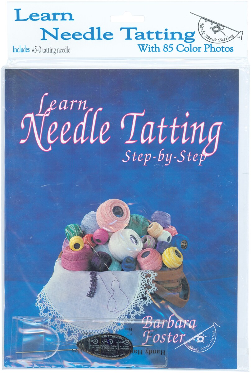 Learn Needle Tatting Step-By-Step Kit-W/#5-0 Needle &#x26; Threader