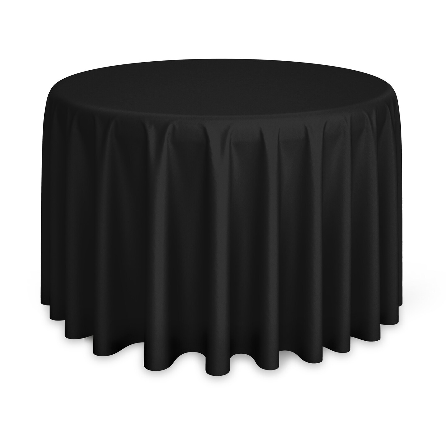 Lann's Linens - Round Premium Tablecloth for Wedding / Banquet / Restaurant - Polyester Fabric Table Cloth