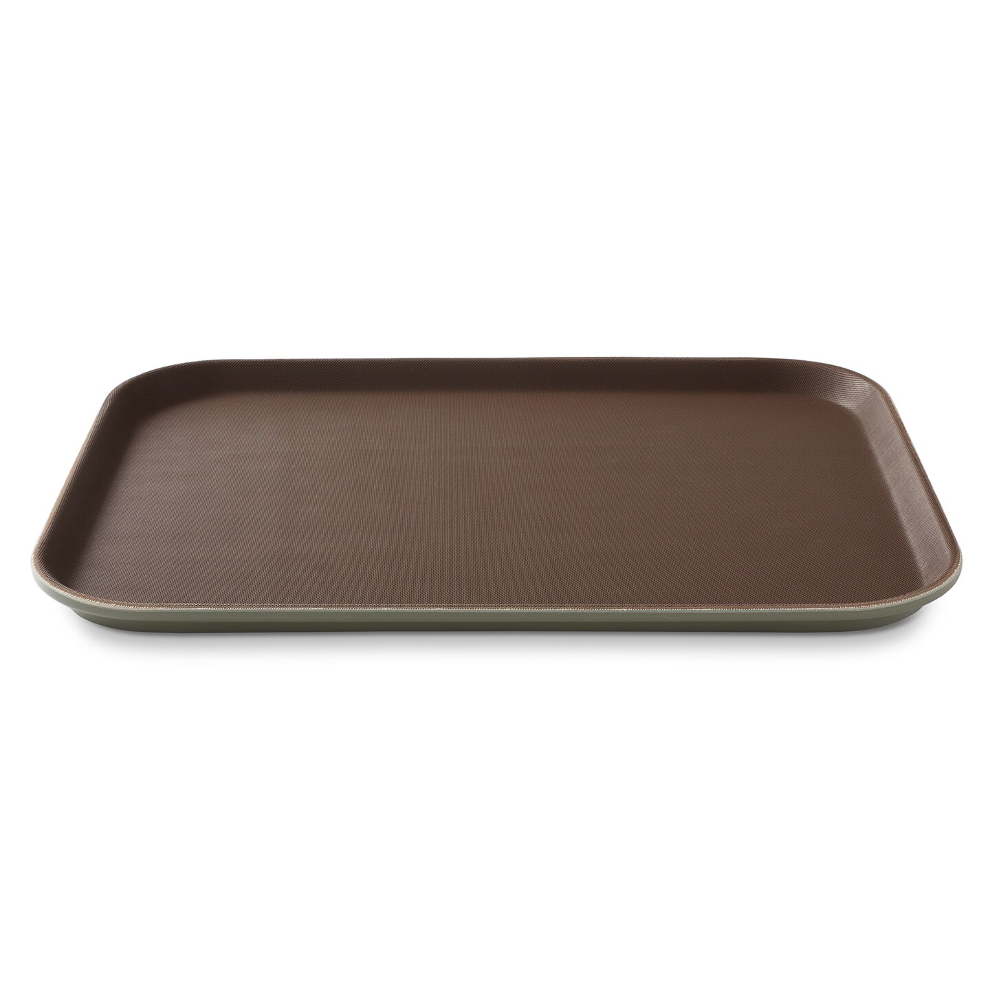 Jubilee (Set of 4) Rectangular Restaurant Serving Trays - NSF Certified Non-Slip Food Service Tray