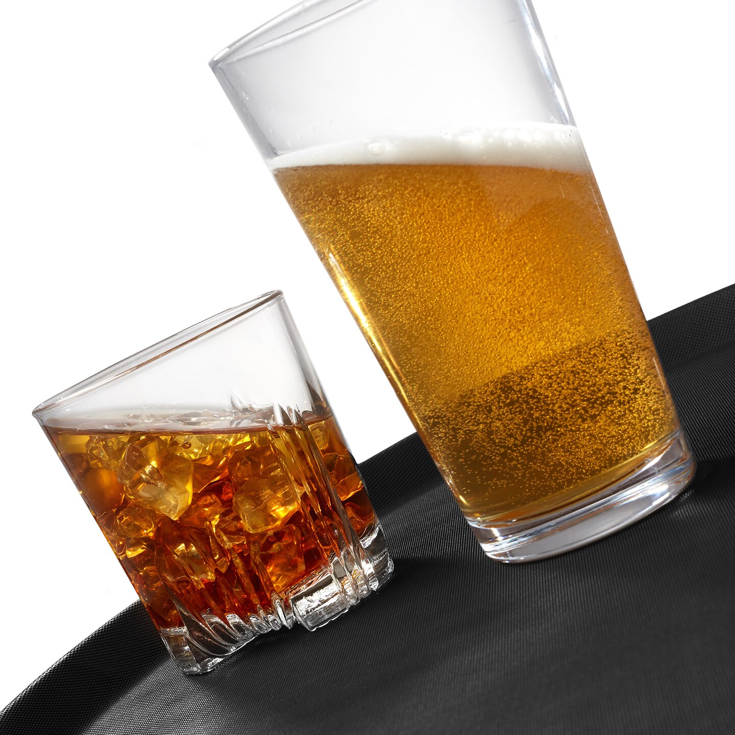 Jubilee Round Restaurant Serving Trays (Set of 2) - NSF Certified Non-Slip Food Service Tray