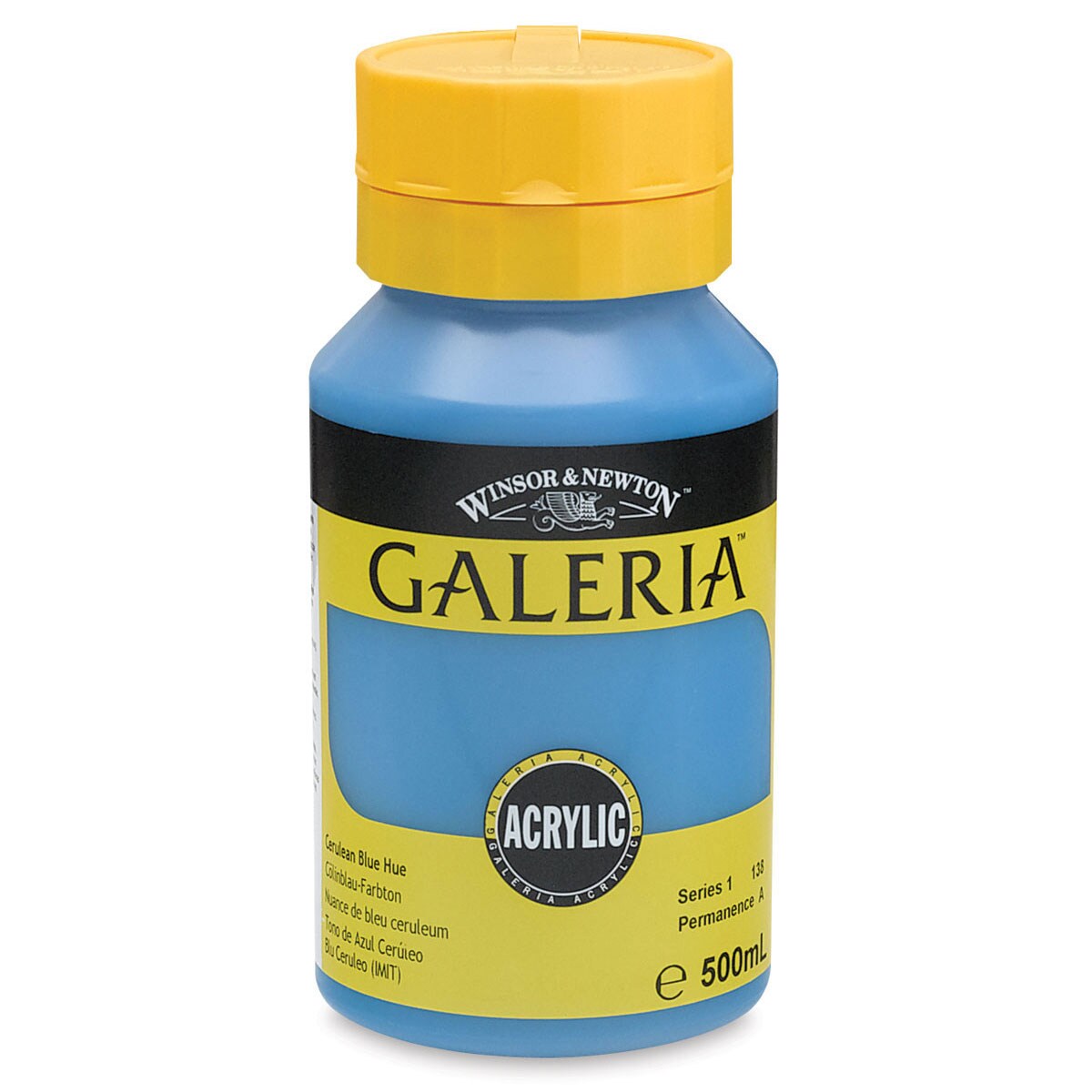 Winsor & Newton Galeria Flow Acrylics - Cerulean Blue Hue, 500 ml tube ...