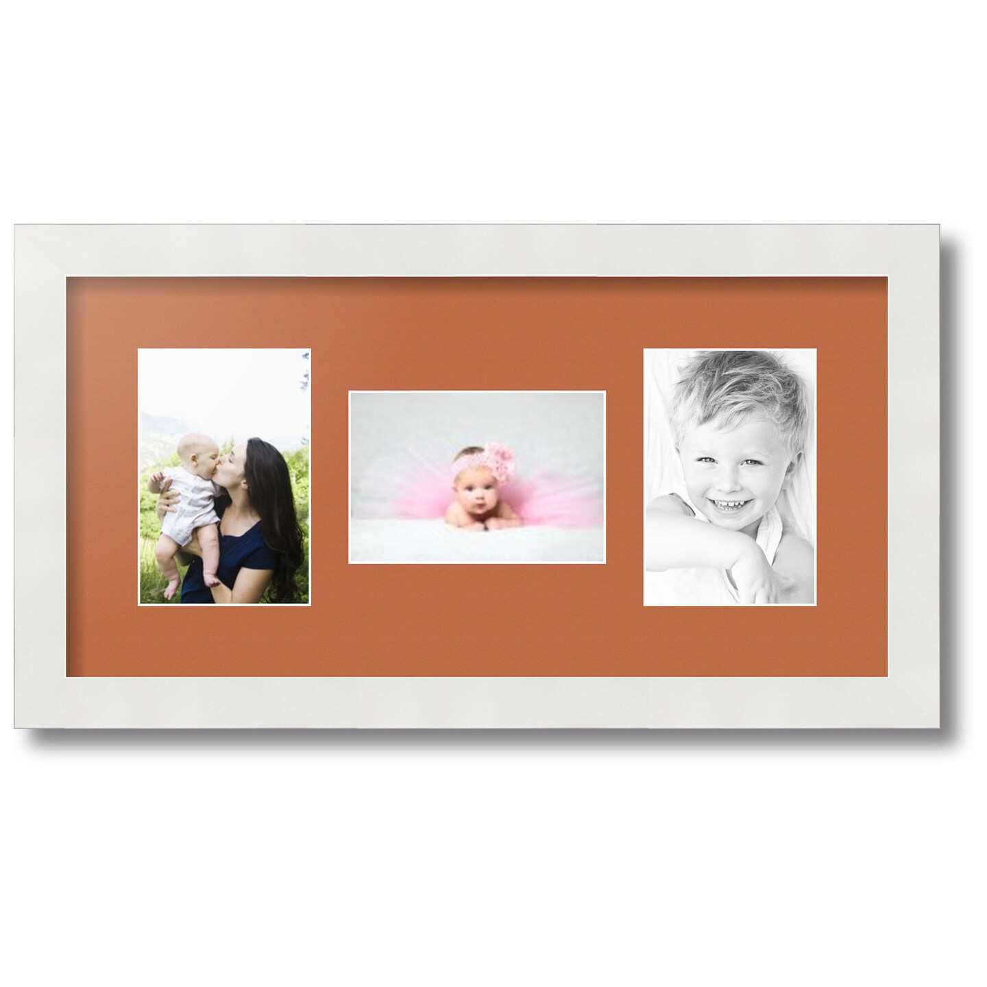 ArtToFrames Collage Mat Picture Photo Frame 4 4x6 Openings in