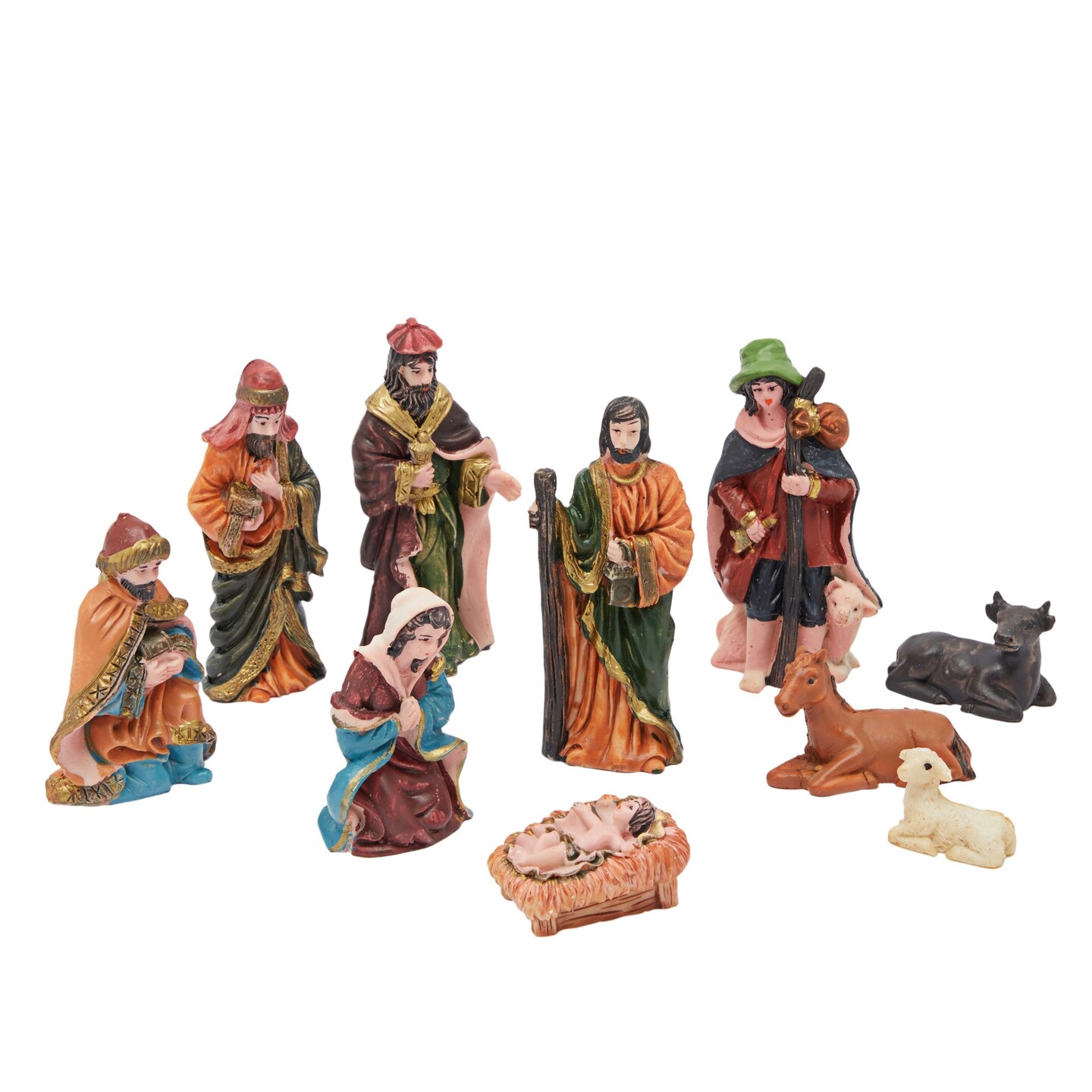 Nativity Sets For Christmas 10 Pieces Small Figurines For Nativity