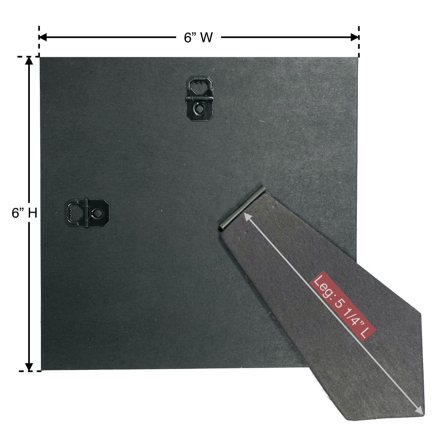 Easel Back for Tabletop Picture Frames, Artwork, and DIY Projects (10 Pack)