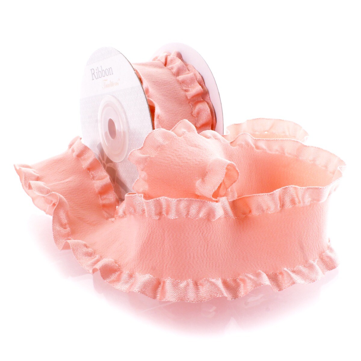 Brown Ribbon Ruffle 1.5