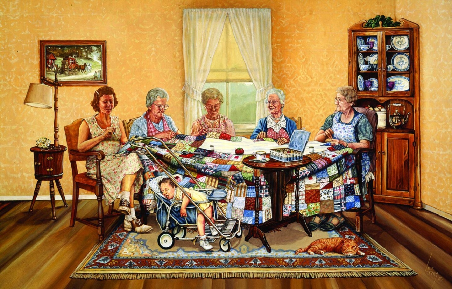 Sunsout The Gossip Party 1000 pc   Jigsaw Puzzle 25202