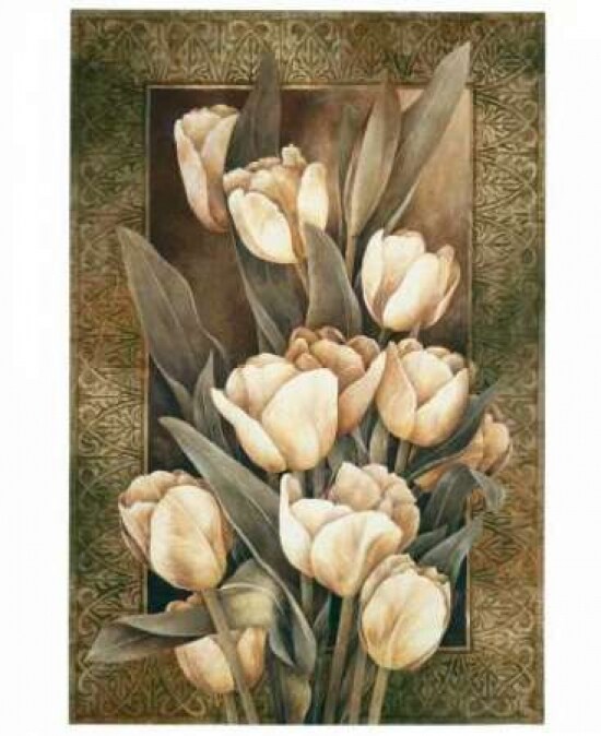 Golden Tulips Poster Print by Linda Thompson - Item # VARPDX6290