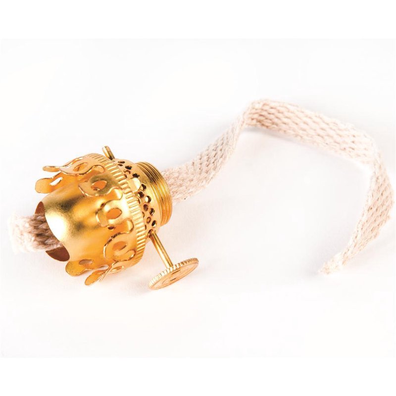 Lehman&#x27;s Solid Brass Acorn Burner For Oil Lamps