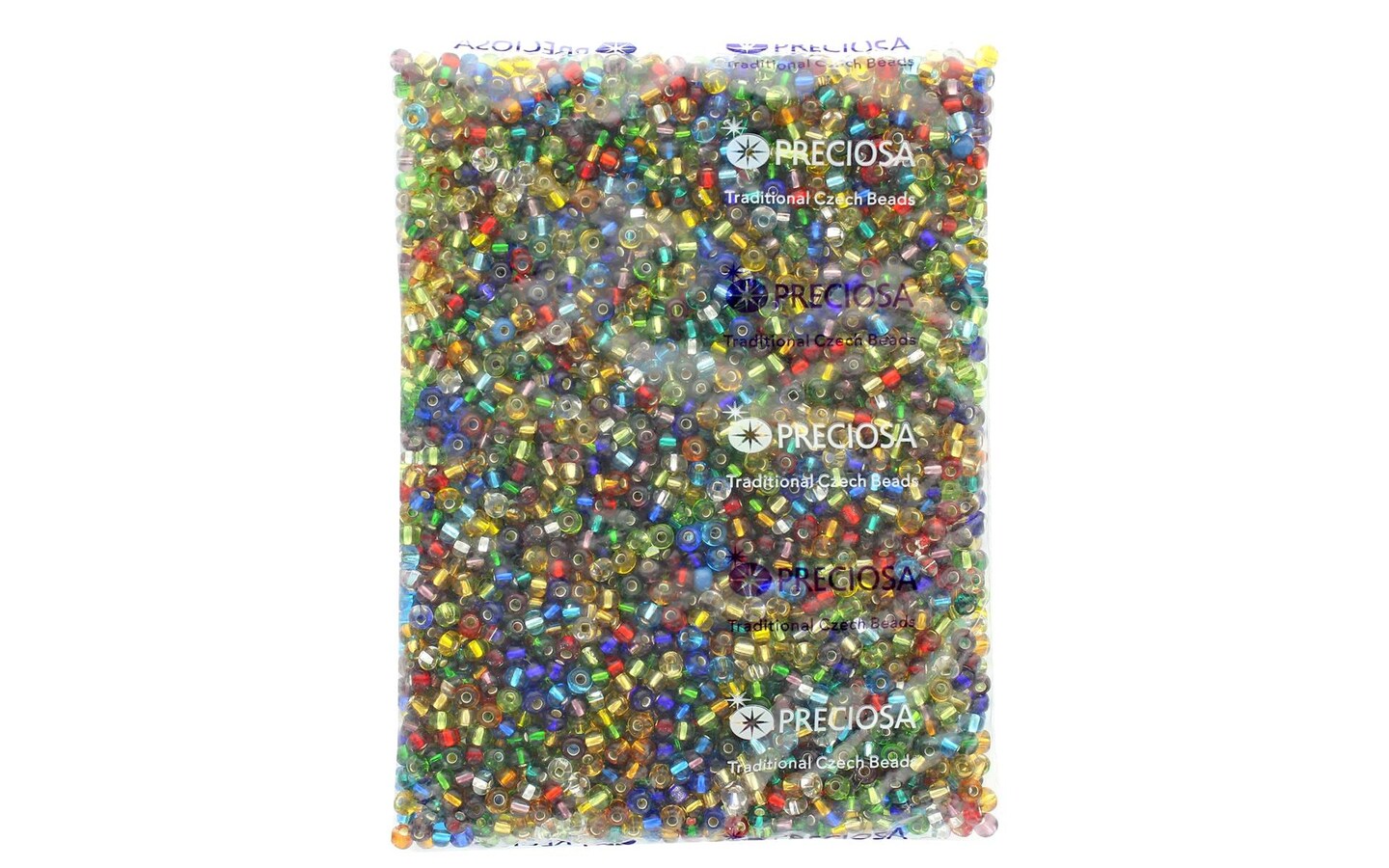 John Bead Czech Seed Beads 3/0 Multi S/L