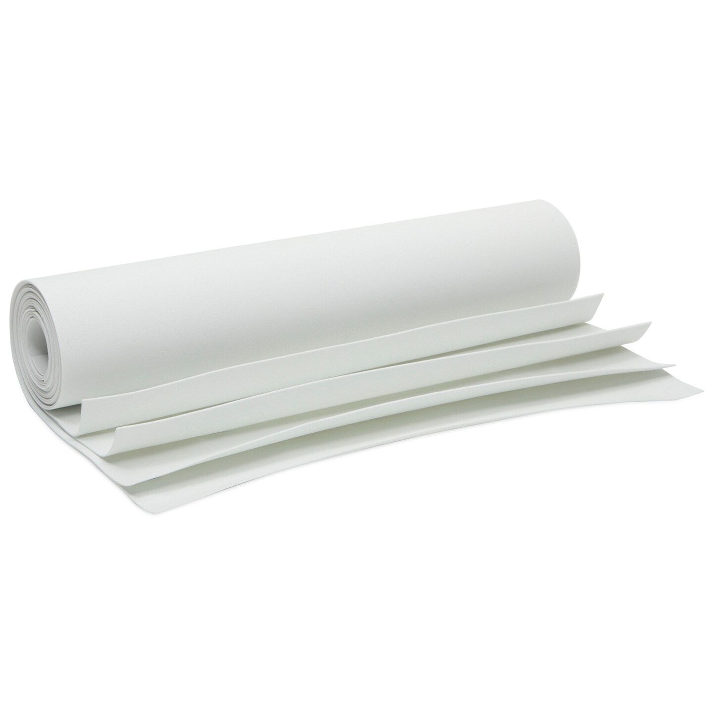 White EVA Foam Sheets for Cosplay, Arts and Crafts Supplies (1mm, 13.7 x 39 In, 4 Pack)