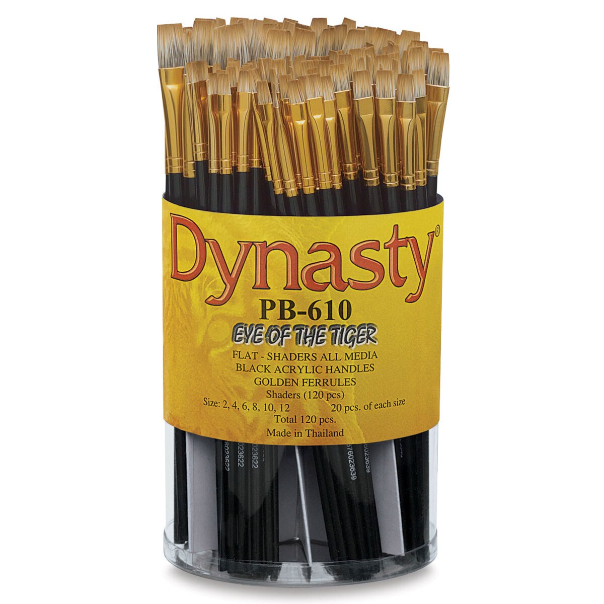 Dynasty Eye of the Tiger Brush Set - Shaders, Set of 96