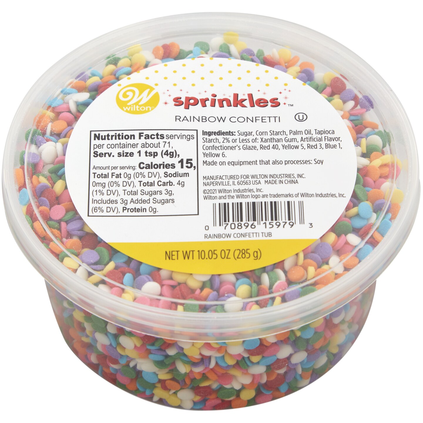 Wilton Sprinkle Tub-Rainbow | Michaels