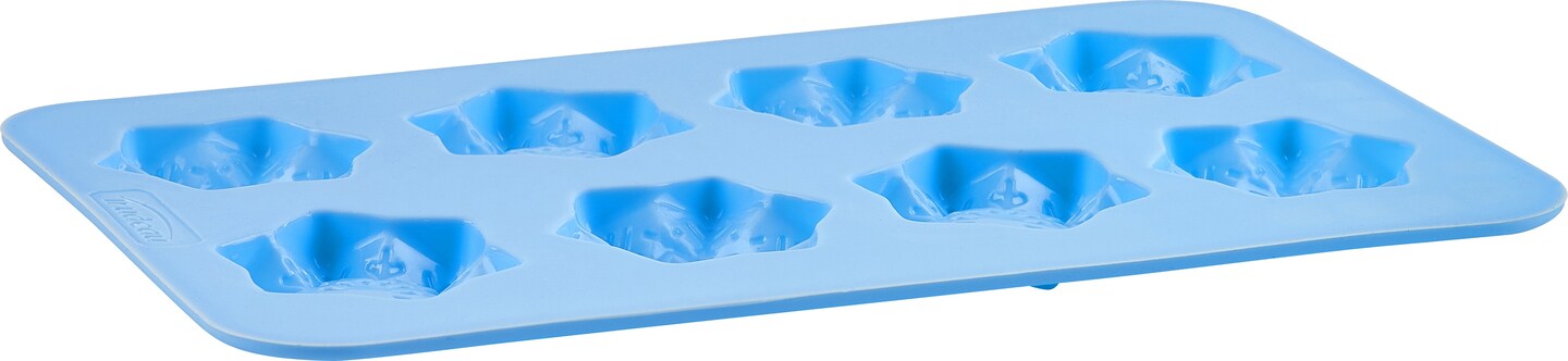 Trudeau Structure 8 Cup Holiday Snowflake Silicone Chocolate Mold - Set of 3