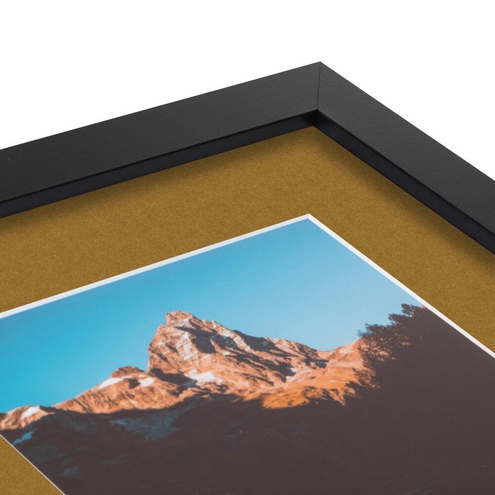 ArtToFrames Collage Photo Picture Frame with 3 - 8x10 inch Openings, Framed in Black with Over 62 Mat Color Options and Plexi Glass (CSM-3926-117)