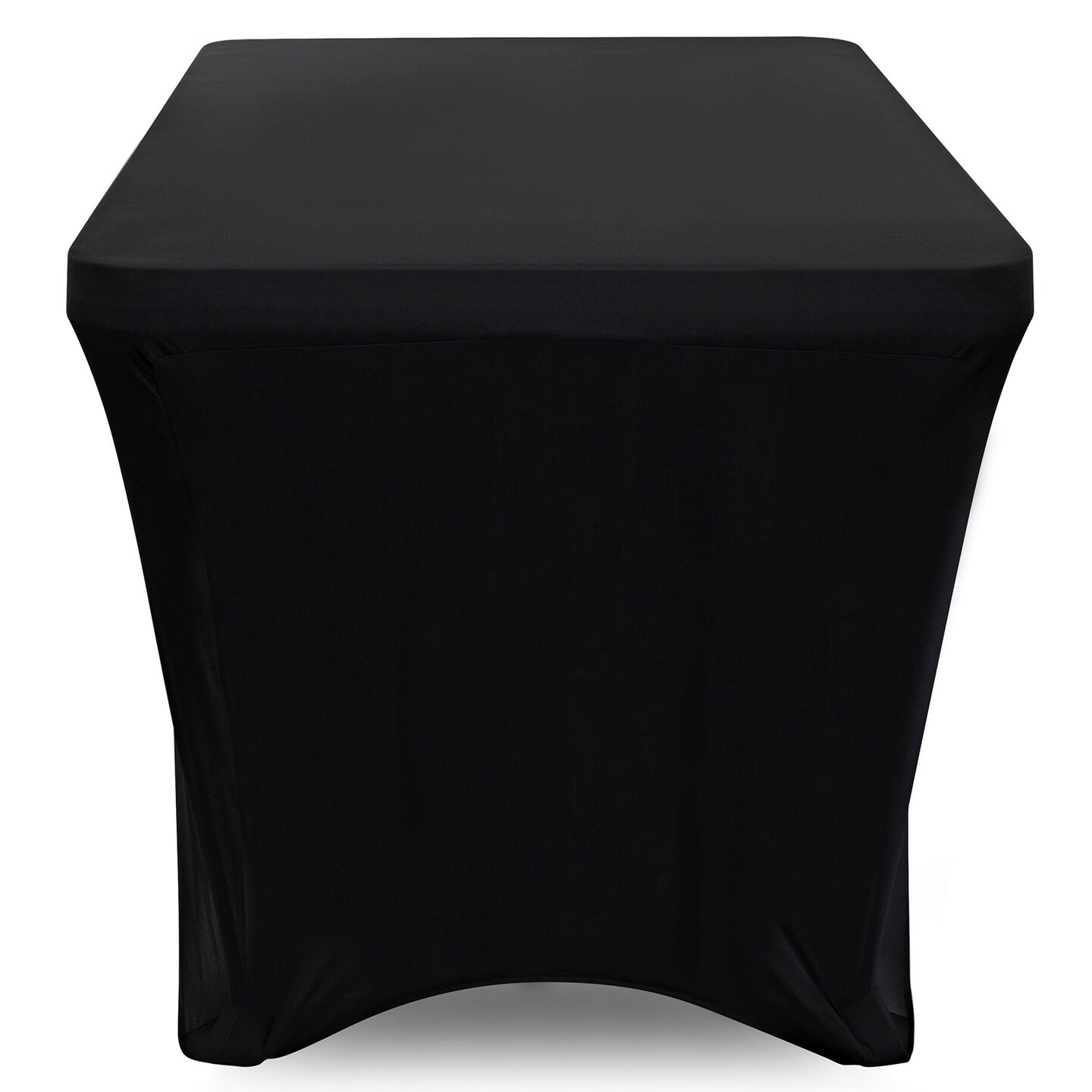 Lann&#x27;s Linens - Fitted Stretch Tablecloth for Rectangular Table - Wedding / Banquet / Trade Show - Spandex Cloth Fabric Cover