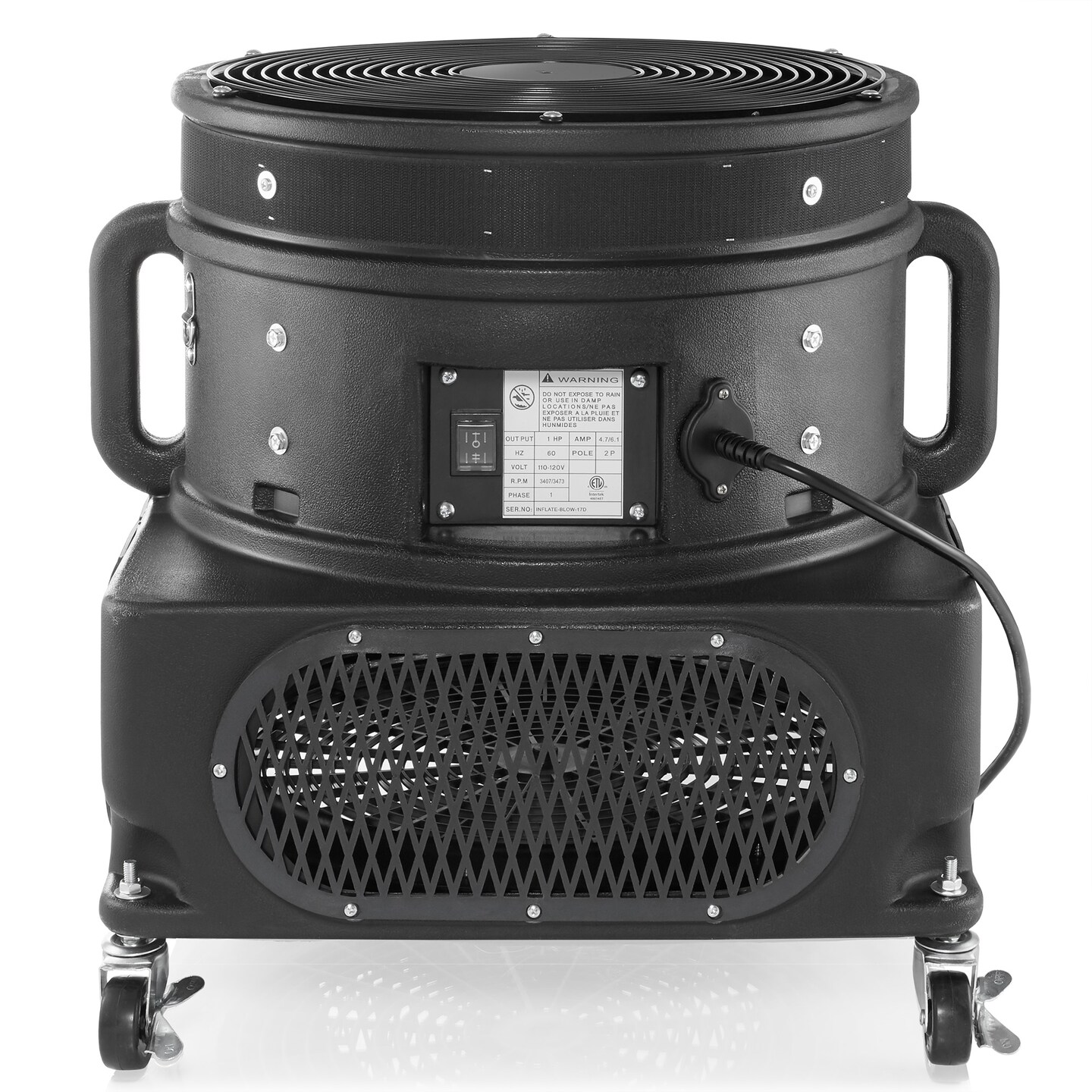 Cloud 9 Inflatable Tube Man Blower (18&#x22; Diameter), 1 HP Commercial Fan for Wacky Waving Dancers