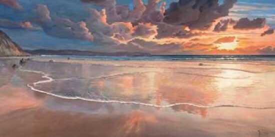 Alba sul mare Poster Print by Adriano Galasso - Item # VARPDX2AD3478