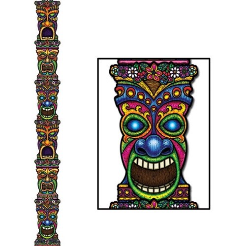 Jointed Tiki Totem Pole Party Accessory