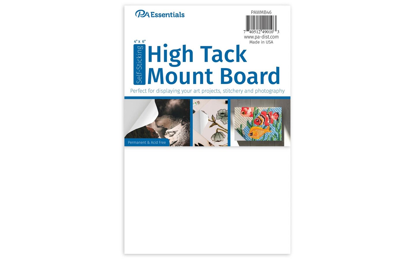 PA Ess Self-Stick High Tack Mount Board 4x6&#x22;