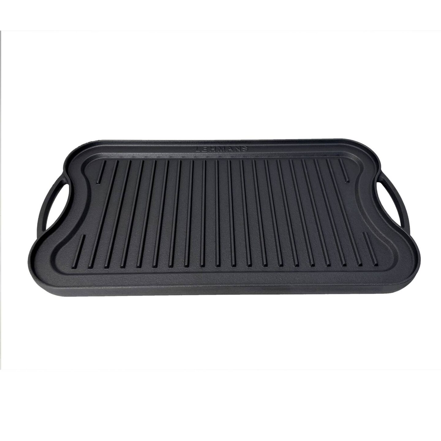 Lehman's Cast Iron Griddle Cookware Nitrogen Hardened Double Sided 20 inch