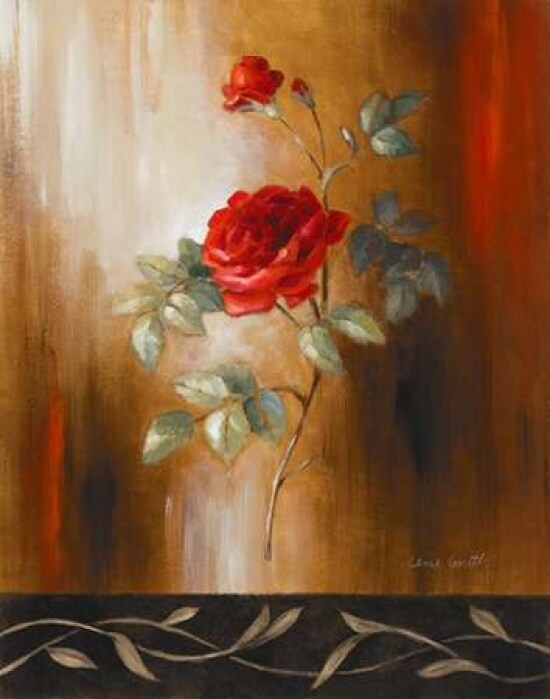 Crimson Rose II Poster Print by Lanie Loreth - Item # VARPDX6088