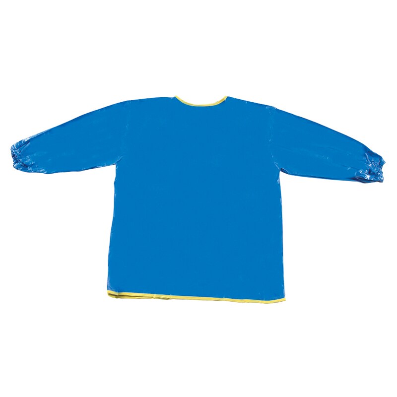 Long Sleeve Plastic Art Smock, Ages 3+, Blue, 22" X 18", 1 Count Michaels