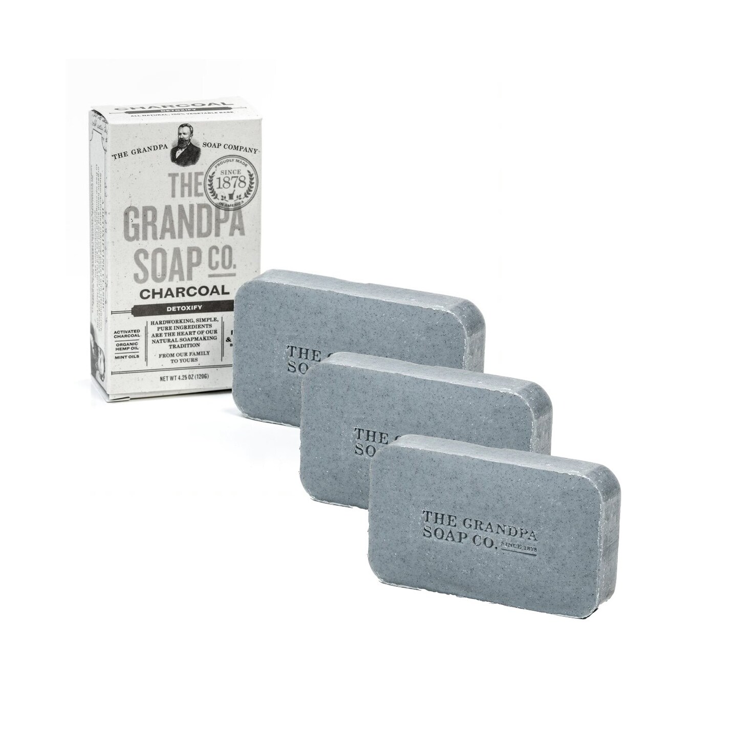 Charcoal Bar Soap by The Grandpa Soap Company