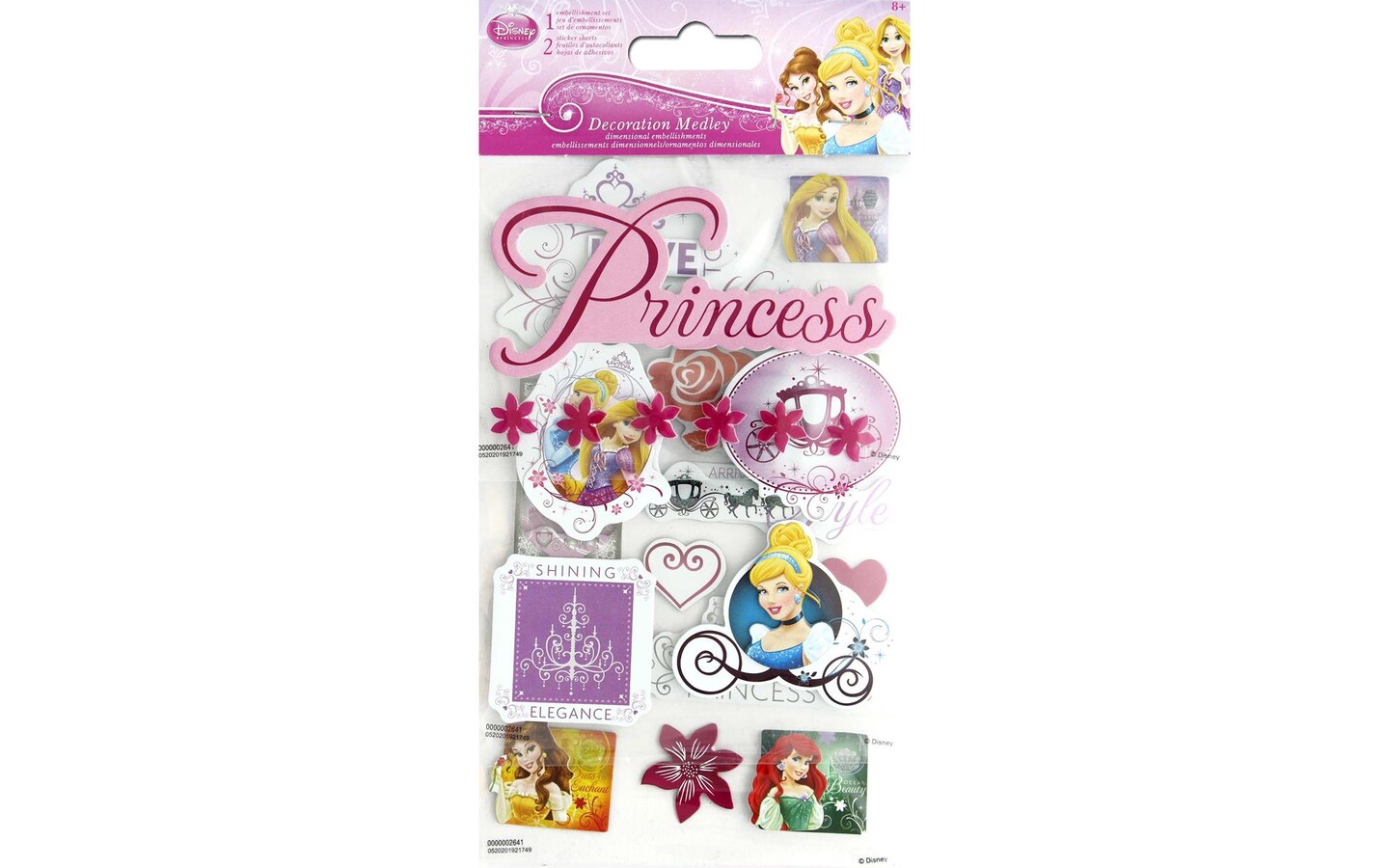 SandyLion Disney Sticker Princess Deco Medley | Michaels