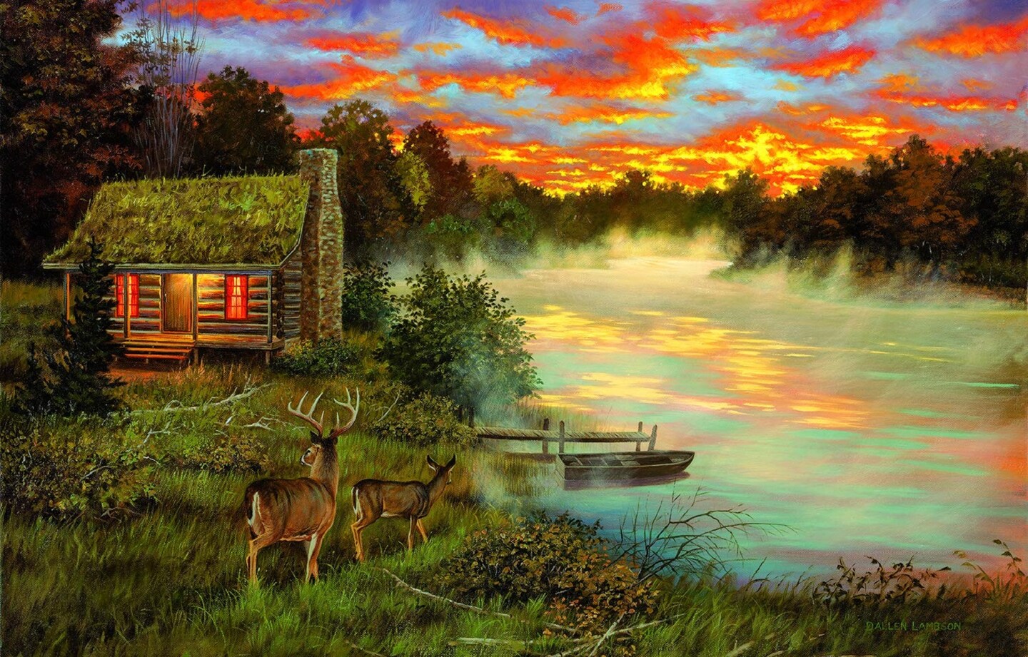 Sunsout Couples Retreat 1000 pc Large Pieces Jigsaw Puzzle 50121