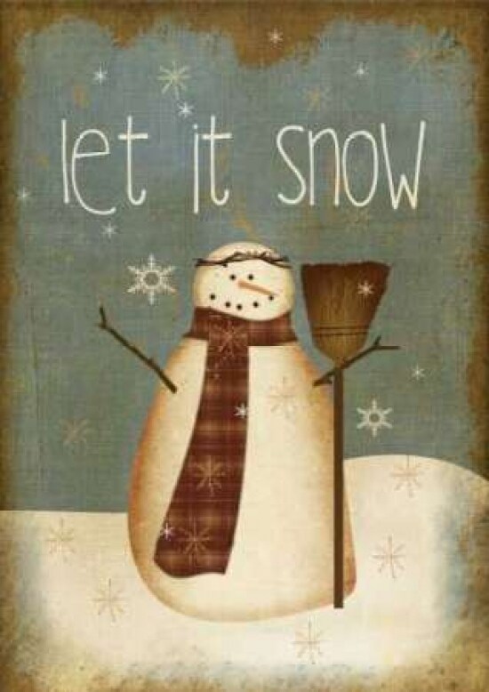Let it Snow Poster Print by Beth Albert - Item # VARPDXBA1054