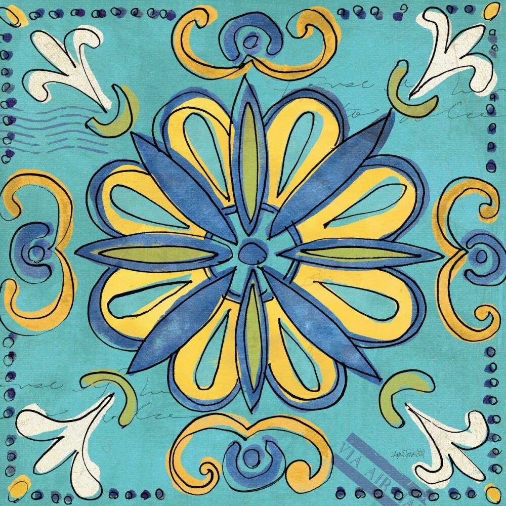 Tuscan Sun Tile IV Poster Print by Anne Tavoletti - Item # VARPDX15616