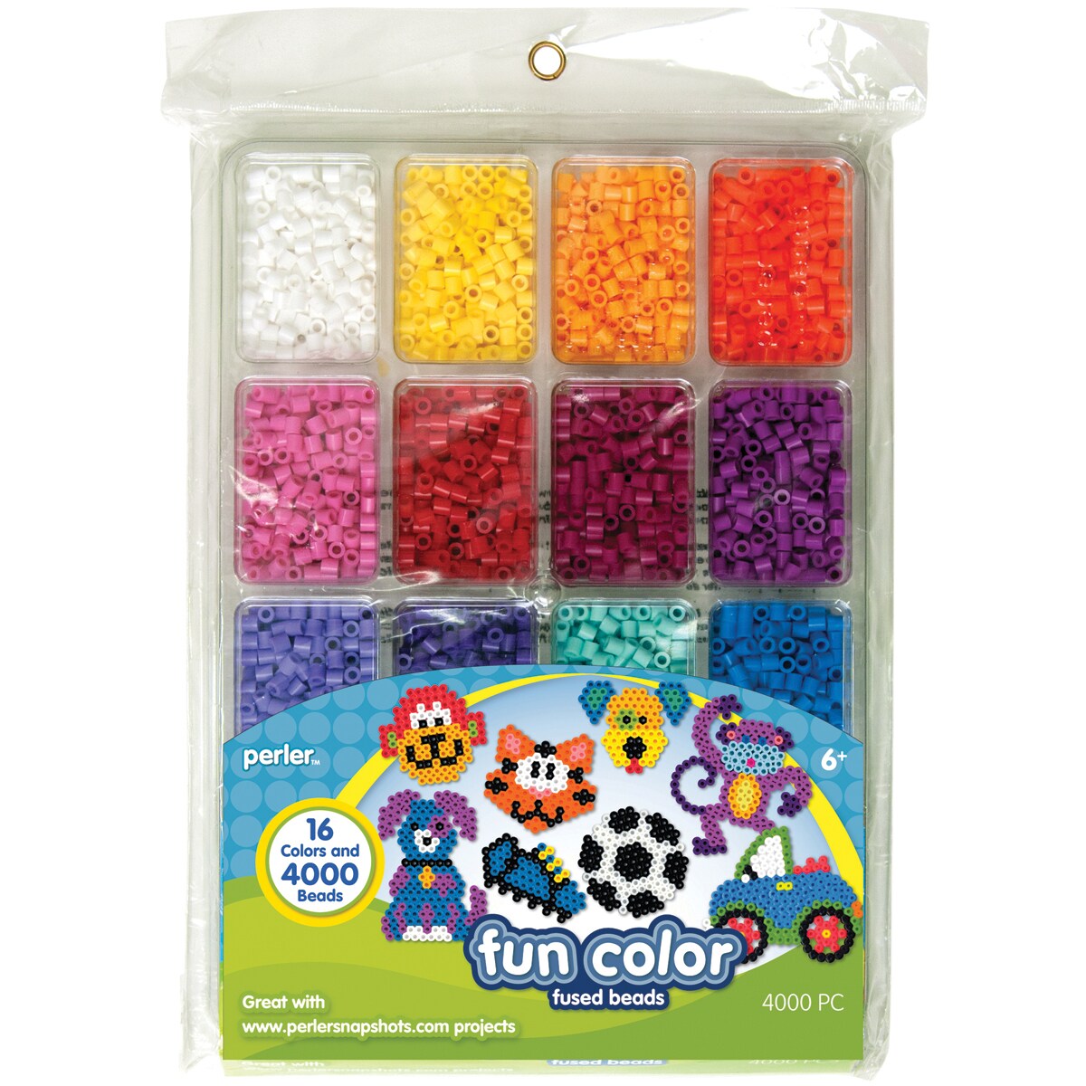 Perler Fused Bead Tray 4,000/PkgFun Color Michaels