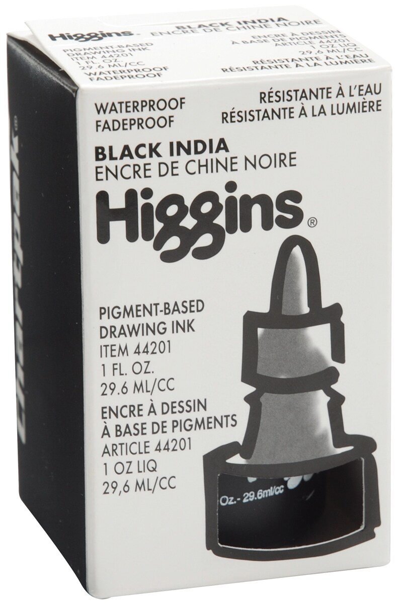 Higgins Black Magic Waterproof Drawing Ink 1oz