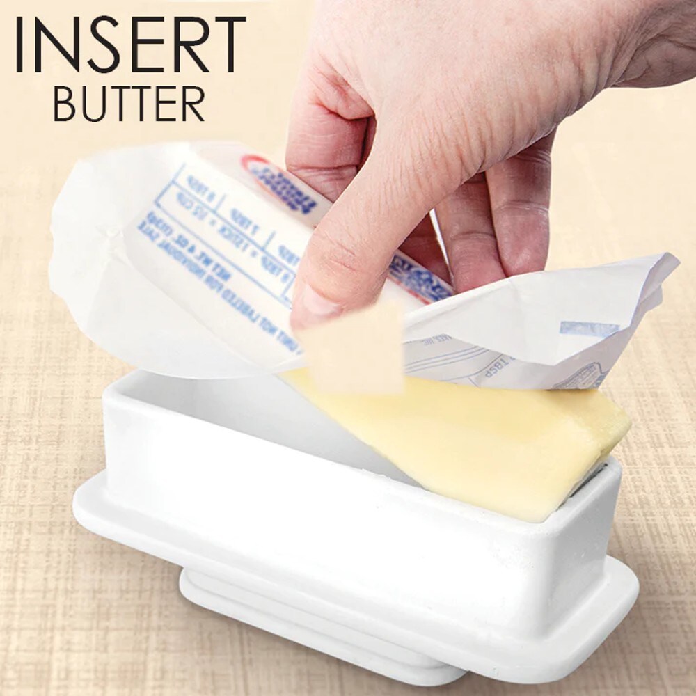 Talisman Designs Butter Keeper - Store and Serve Full Sticks Using French Butter Crock Method, Ceramic