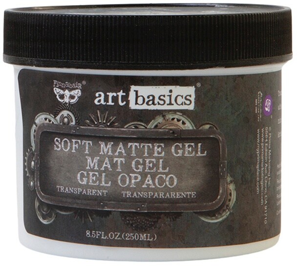 Finnabair Art Basics Soft Matte Gel 8.5oz-Transparent