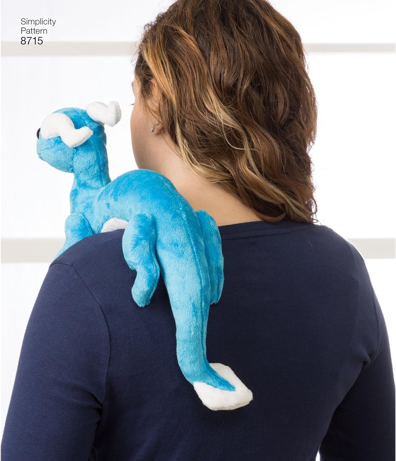 Children&#x27;s Stuffed Animal Dragon Toy Sewing Patterns by Beezee Art, One Size Only