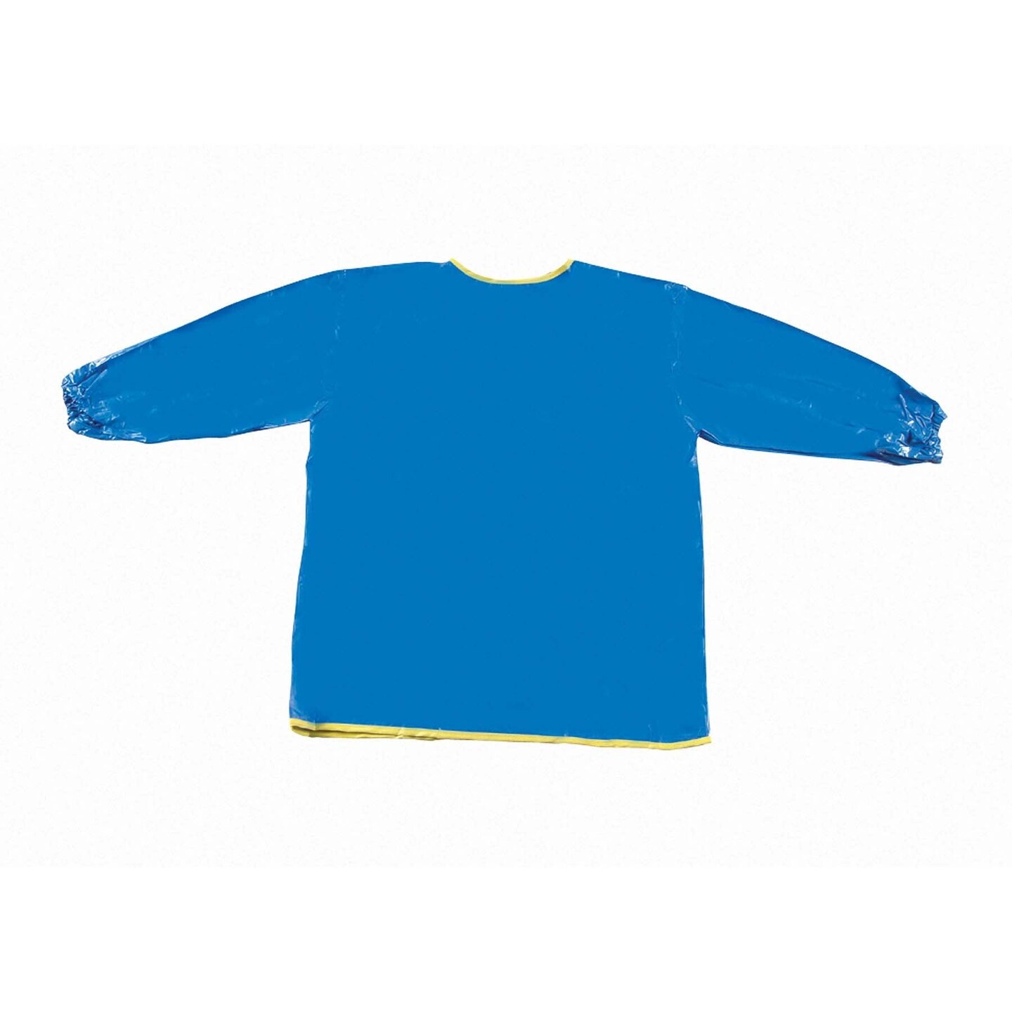 Long Sleeve Plastic Art Smock, Ages 3+, Blue, 22&#x22; x 18&#x22;, Pack of 2