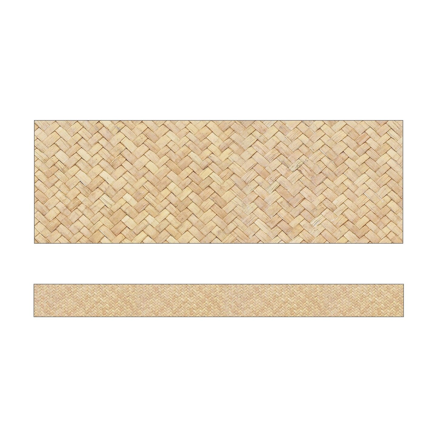 Simply Boho Wicker Straight Borders, 36 Feet Per Pack, 6 Packs