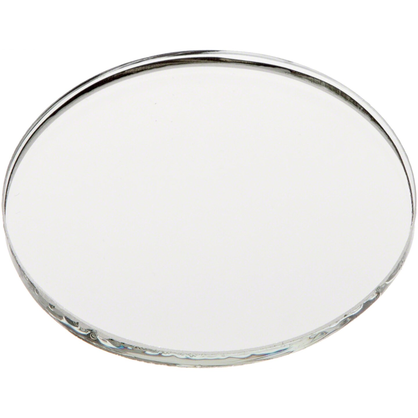Plymor Round 3mm Non-Beveled Glass Mirror, 2 inch x 2 inch