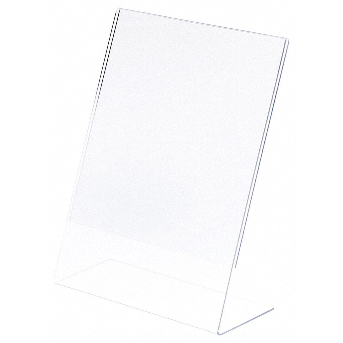 Plymor Clear Acrylic Sign Display Literature Holder Angled 8 5 W X 11 H Michaels