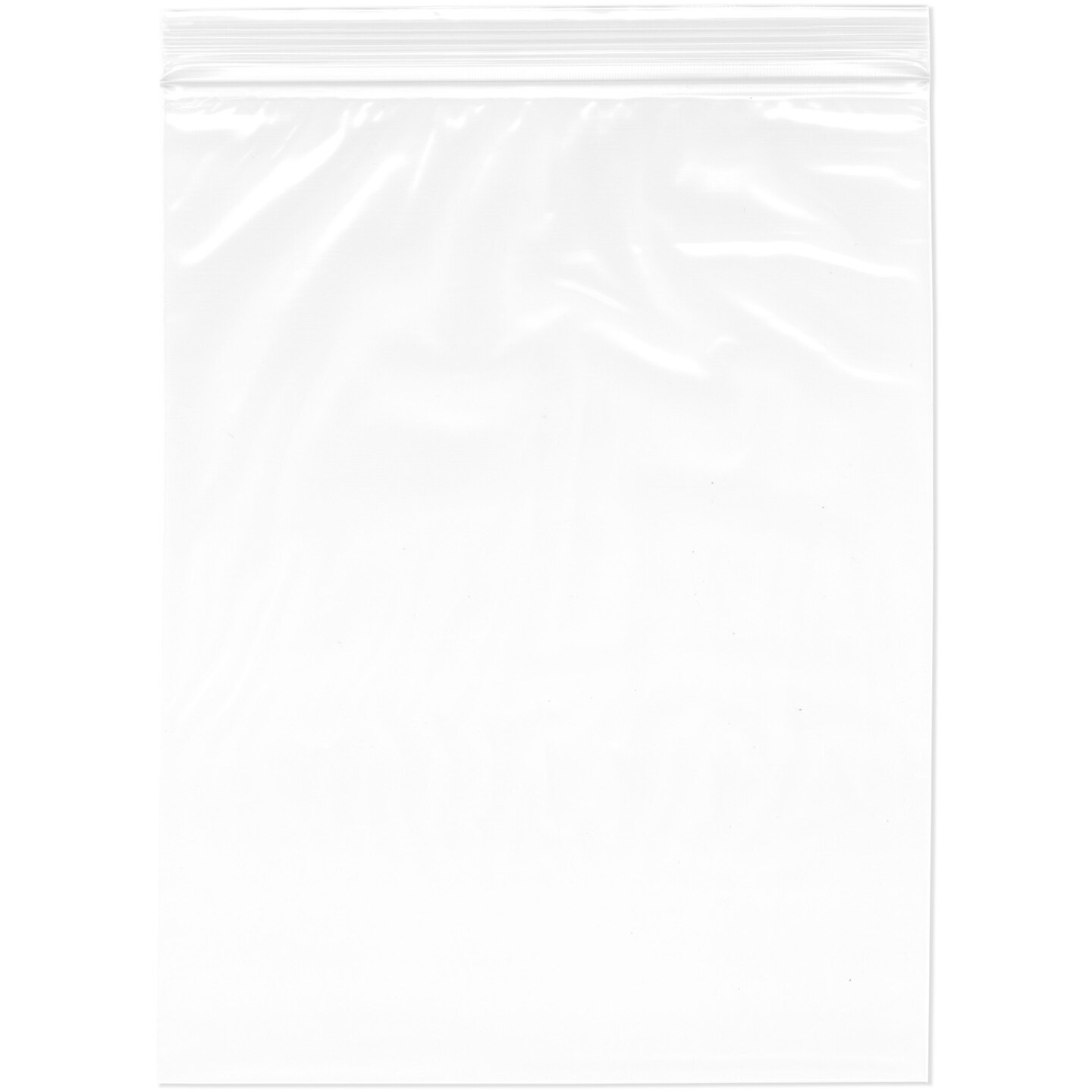 Plymor 7&#x22; x 9&#x22;, 2 Mil Zipper Reclosable Plastic Bags