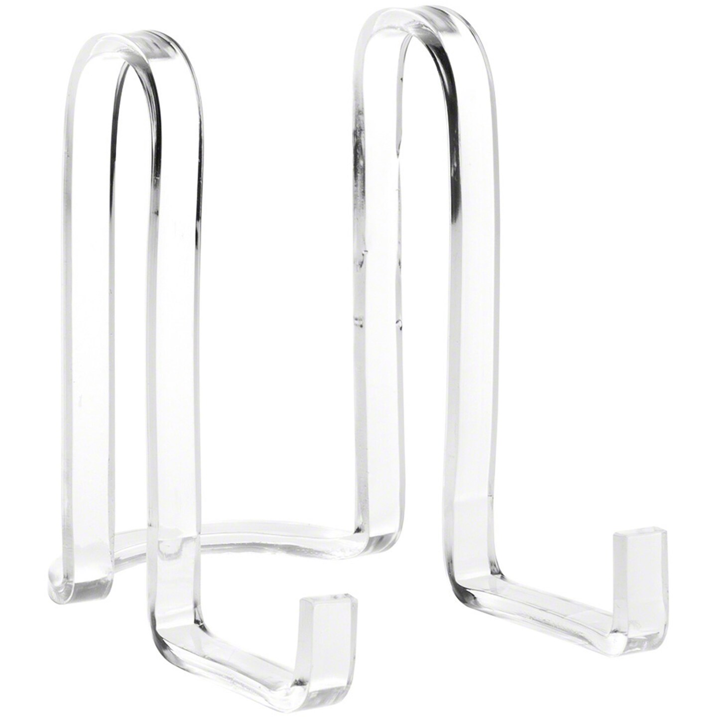 Plymor Clear Acrylic Ribbon-Style Display Easel, 6.125&#x22; H x 4&#x22; W x 6.5&#x22; D