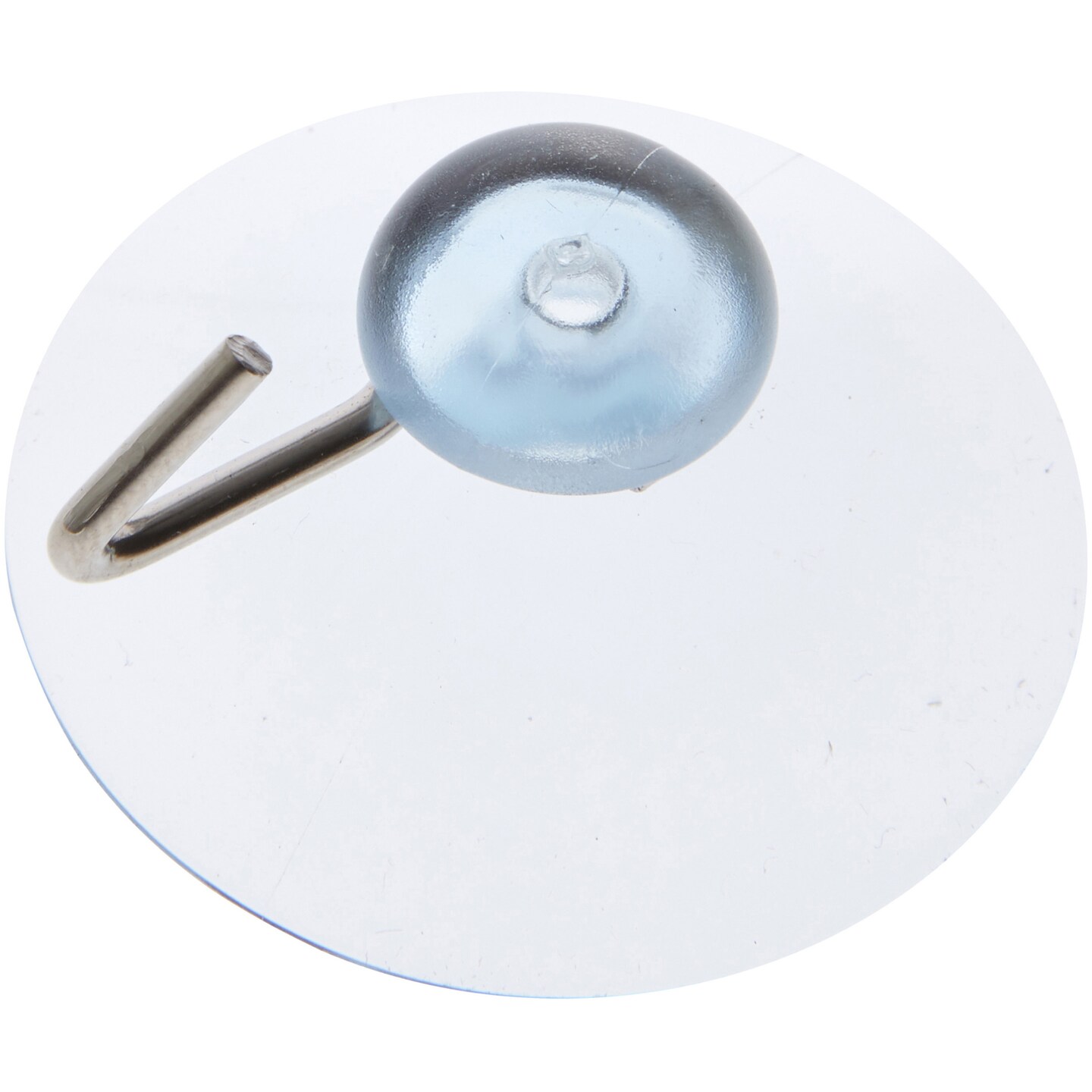 Bard&#x27;s Clear Plastic Suction Cup with Hook, 1.5&#x22; Diameter