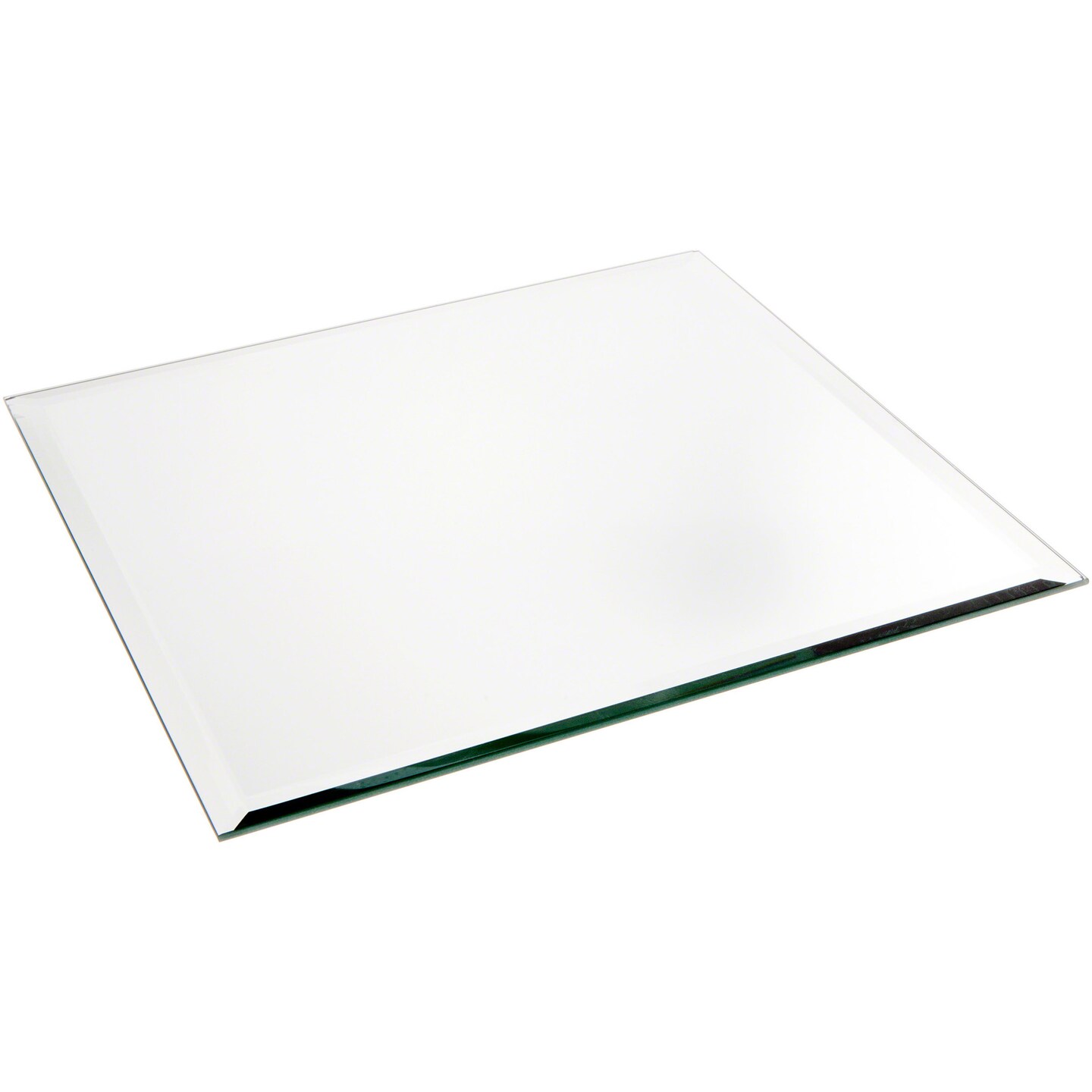 Plymor 8 x 12 inch Rectangle 5mm Beveled Glass Mirror.